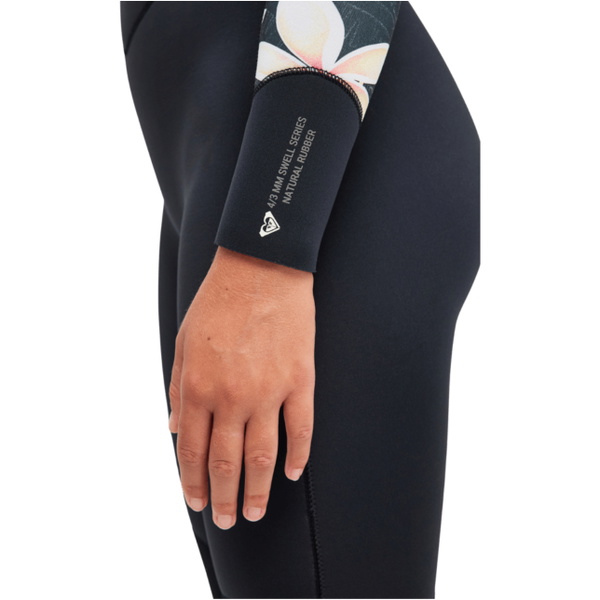 2026 Roxy Womens Swell Natural 4/3mm Chest Zip Wetsuit 26BW213509 - Hibiscus Real